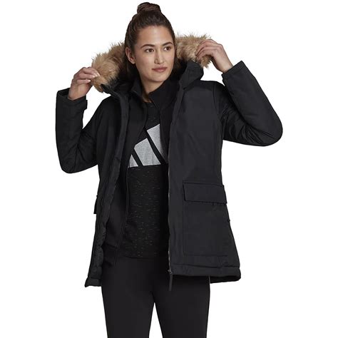 adidas damen parka blau|adidas Women's Utilitas Hooded Parka .